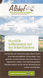 Mobile Screenshot of ferienwohnung-albhof.de
