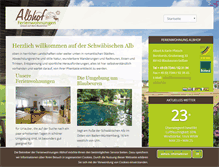 Tablet Screenshot of ferienwohnung-albhof.de